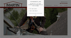 Desktop Screenshot of martin-bedachungen.de