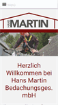 Mobile Screenshot of martin-bedachungen.de